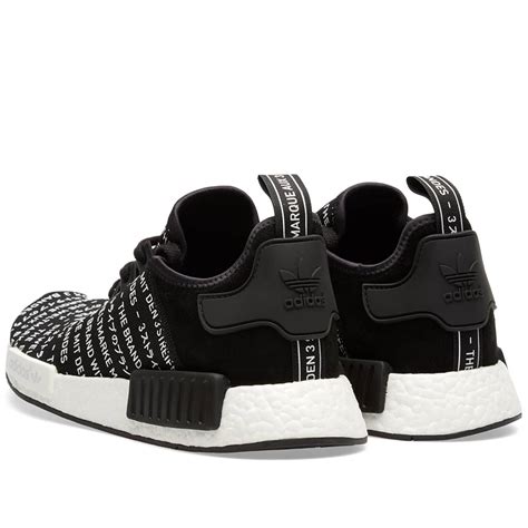 adidas nmd black white herren|Adidas NMD white men.